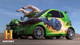 Counting Cars SMART CAR Transformed into a BEAST Season 4  History [upl. by Idur491]