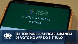 Eleitores têm até 60 dias para justificar ausência de voto  Eleições 2024 [upl. by Bluhm]