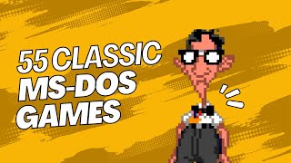 55 Classic MSDOS Games  Nostalgia Overload from the 80s amp 90s [upl. by Bajaj]