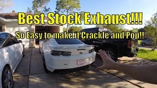 How to make your 2019 Camaro SS Exhaust POP EASY  Vlog 222 [upl. by Asilana]