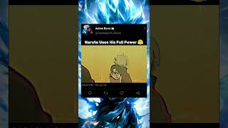 Naruto Uses His Full Power 😤  shorts shortvideo naruto narutoshippuden boruto sasuke viral [upl. by Skantze]