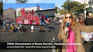 2018 Rose Parade Highlights and Floats Recap by Goody PR [upl. by Krefetz]