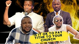 “Paying Tithe to Church” Debate  Pastor Adeboye amp Apostle Johnson Suleman [upl. by Eimma]