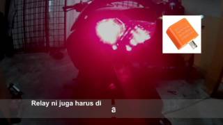 RELAY PENTING UNTUK YAMAHA Y15ZR [upl. by Oinotnanauj111]