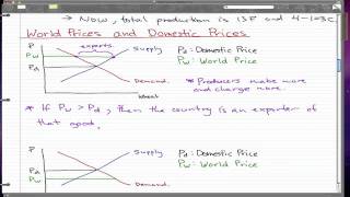 Macroeconomics  76 World Prices and Domestic Prices [upl. by Amek806]