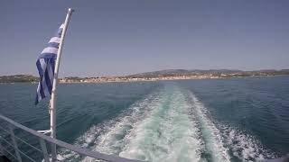 Lixouri Ferry to Argostoli Kefalonia Island Greece [upl. by Lamoureux364]