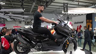 New 2024 YAMAHA TMAX 560 scooter in EICMA show [upl. by Ophelia]