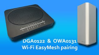 Technicolor OWA0131 pairing the DGA0122 EasyMesh gateway [upl. by Ahsaercal]