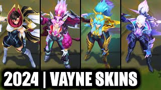 ALL VAYNE SKINS SPOTLIGHT 2024  League of Legends [upl. by Suivatra107]