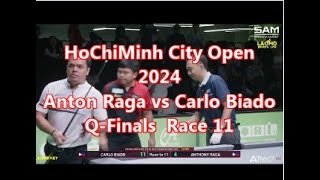 Carlo Biado vs Anton Raga  Q Finals Race 11 Hochiminh City Open 2024 BRIEF [upl. by Aubree275]