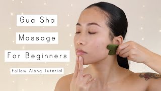 Gua Sha For Beginners  Follow Along Tutorial [upl. by Lilla]