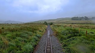 Drivers Eye View  Welsh Highland Railway Rheilffordd Eryri  Porthmadog to Caernarfon [upl. by Sammons]