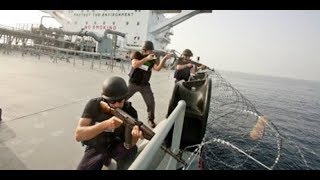 Somali pirates VS Indian Army [upl. by Ellenar774]