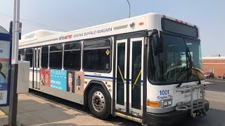 NFTA Metrobus Full Route 44 Lockport Bus 1001 [upl. by Sherri]