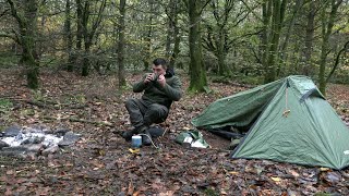 UK Wildcamping In Tent  Drinking Polypore Tea [upl. by Ruberta]