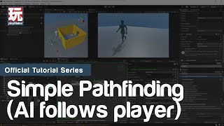 Simple Pathfinding Ai follows player [upl. by Quint]