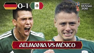 Alemania 0 México 1 I RESUMEN Y GOL [upl. by Lamak139]