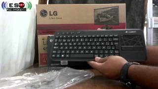 Unboxing teclado inalámbrico Logitech k400r wireless  ESNET [upl. by Nosnor]