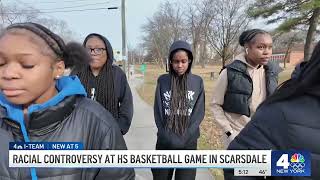 Racial slurs barks thrown at high school basketball players in Scarsdale  NBC New York [upl. by Beare]