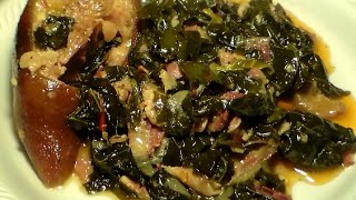 Worlds Best SouthernStyle Collard Greens With Smoked Ham Hocks Recipe [upl. by Aramoix833]