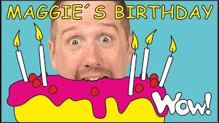 Maggies Birthday Story for Kids NEW from Steve and Maggie  Stories for Kids by Wow English TV [upl. by Finzer]