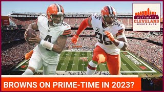 NFL Schedule release How many times will the Cleveland Browns play on prime time in 2023 [upl. by Odelet]