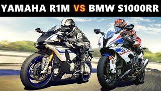 Yamaha R1M vs BMW S1000rrAcceleration and Top Speed Comparison [upl. by Ailev]