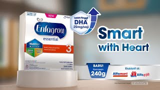 Enfagrow Essential dengan Lebih Tinggi DHA Hadir dalam Kemasan 240 g Hanya di Alfamart amp Alfagift [upl. by Reis]