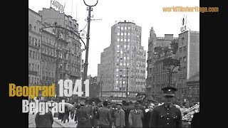 Belgrad 1941  Beograd  Belgrade  German Occupation [upl. by Delphine]