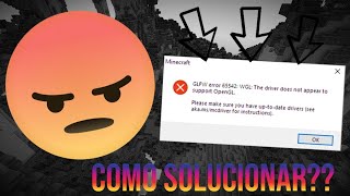 ✔️SOLUCIONAR EL ERROR GLFW 4243 MINECRAFT JAVA 1194 2023⏪ [upl. by Aronaele92]