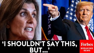 Trump Makes Shocking Claim About Why He Made Nikki Haley UN Ambassador At New Hampshire Rally [upl. by Ai652]