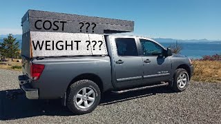 DIY Overland Truck Camper Part 12 Cost and Weight [upl. by Hunger700]