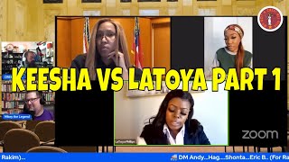 Live Court Cam KEESHA VS LATOYA Part 1 [upl. by Tisbee]