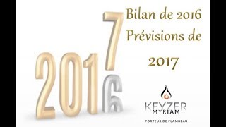 Bilan de 2016  Prévisions de 2017 [upl. by Eecyac]