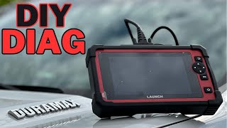 Launch Elite Scan Tool Overview On 30 Duramax Diesel [upl. by Ainatnas]