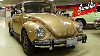 1974 Volkswagen Super Beetle Convertible  Possible Rare Sun Bug Edition VW [upl. by Asreht]