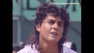 Gabriela Sabatini vs Jana Novotna Roland Garros 1990 [upl. by Steffin]