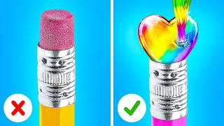 GENIUS SCHOOL HACKS  Smart DIY Tricks and Cool Crafts by 123 GO GLOBAL [upl. by Ilsa]