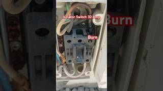 Isolator Switch 32 Amps electricalexpert isolator electrical shortcircuit youtubeshorts test [upl. by Anair635]