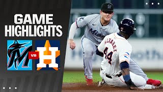 Marlins vs Astros Game Highlights 71024  MLB Highlights [upl. by Acilegna]