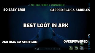 Ark Crystal Isles Best Loot ark liopleurodonark liopleurodon tamingark how to tame a liopleurodon [upl. by Auof]