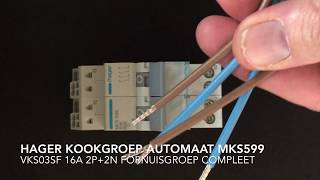 Hager Fornuisgroep MKS599  kookgroep automaat  VKS03SF [upl. by Elvira]