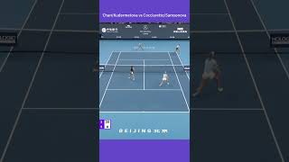 2024 China Open SF Doubles ChanKudermetova vs CocciarettoSamsonova 63 64 tenniswtahighlights [upl. by Estus]