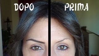 EYEBROWS  SOPRACCIGLIA PERFETTE 3  Tutorial MATITA Video HD [upl. by Fortna]