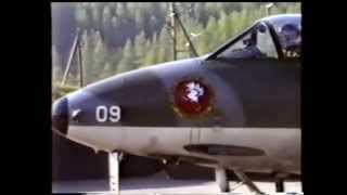 Hawker Hunter à CHUlrichen en 1990 part 1 [upl. by Murton601]