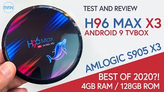 H96 Max X3 Amlogic s905x3 Tv Box REVIEW  Is this Tv Box REALLY GOOD 2020 [upl. by Nolly509]