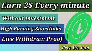 Earn 2 every minute from free ltc fun [upl. by Dettmer]