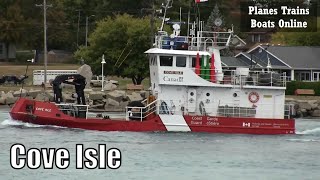 Cove Isle Canadian Coast Guard Ship In St Clair River [upl. by Karolina248]