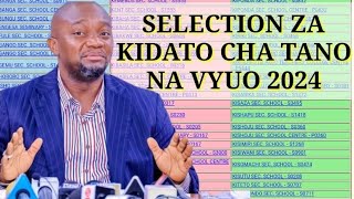 JINSI YA KUANGALIA WANAFUNZI WALIOCHAGULIWA KUJIUNGA NA FORM 5 NA VYUO 20242025 [upl. by Ynaffital90]