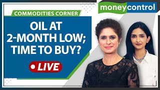 Commodities Live Crude Oil At 2Month Low Should You Trade Or Stay Away [upl. by Eened490]